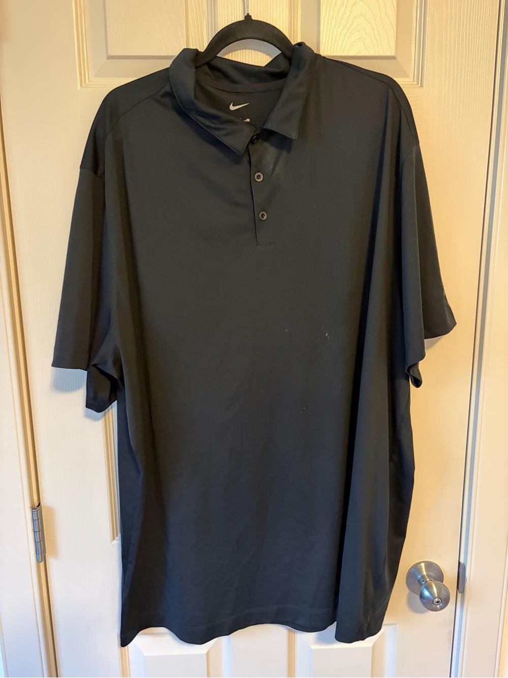 💛 NIKE - 4XL Black Golf Shirt - As Is